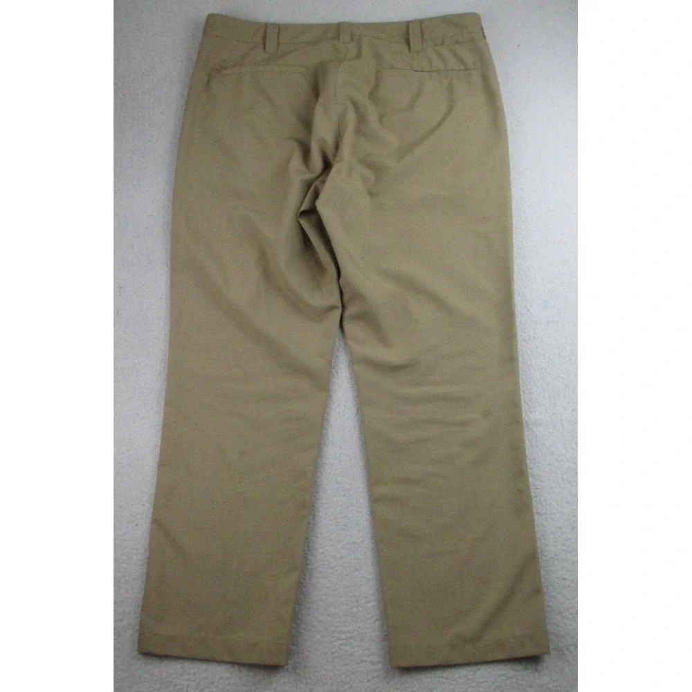 Bluffworks Pants Mens Size 37x30 Original Regular Fit Chino Beige Made In USA